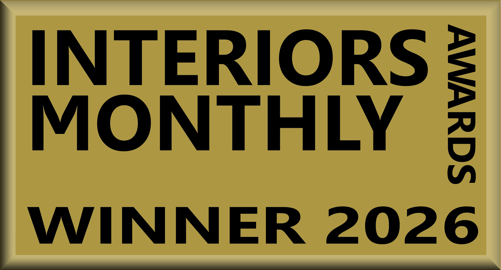 Interiors Monthly Awards Winner 2026