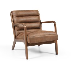 Inca Chair Ribbed Walnut Frame