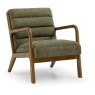 Inca Chair Ribbed Walnut Frame
