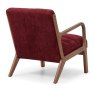 Inca Chair Ribbed Walnut Frame