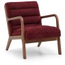 Inca Chair Ribbed Walnut Frame