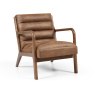 Inca Chair Ribbed Walnut Frame