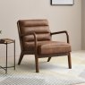 Inca Chair Ribbed Walnut Frame