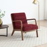 Inca Chair Ribbed Walnut Frame